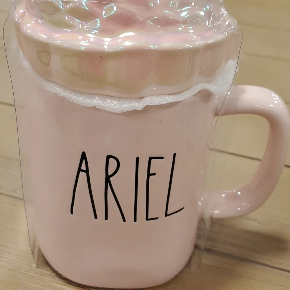 Pink Ariel Mug and Topper - Picture 3 of 5